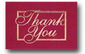 Thank You Burgundy Card